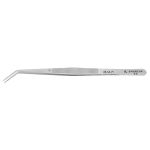 Excelta 24-SA-PI Two Star 6.00" Angle Tip Broad Point Tweezer