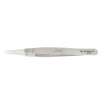 Excelta 277-CE ★★★★★ Cleanroom-Safe Swiss-Made Tweezer with Straight Ceramic Tips, 5" OAL