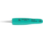 Excelta 5-S-ET ★★★ ESD-Safe Stainless Steel 4.25 Tapered Tweezer with Ergo Grips 