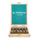 Excelta KST-5-SE 5-Piece ★ Anti-Magnetic Neverust® Stainless Steel Tweezers Kit, includes Wooden Case