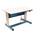 IAC Industries QS-1011822-BL Quick Ship 940 Series Height Adjustable ESD Workstation, 60" x 30"