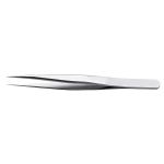 Ideal-tek 0C9.SA.0 High-Precision Stainless Steel Tweezer with Short Fine Flat Edges & Very Fine Sharp Tips