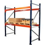 Interlake Mecalux Bolted Pallet Rack Teardrop Units