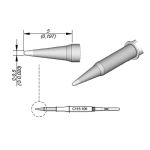 Conical Nano Soldering Cartridge, 0.5mm