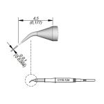 JBC C115124 Bent Conical Nano Soldering Cartridge, 0.1mm