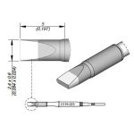 JBC C115223 Chisel Nano Soldering Cartridge, 2.4mm