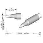 Chisel Soldering Cartridge, 0.8mm