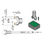 JBC C245143 Long-Life ø1.8 Double Heat Staking Cartridge, 5.0 x 11mm