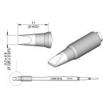 JBC C245161E Extended Life 0.8mm Chisel Cartridge, 3.2 x 11mm