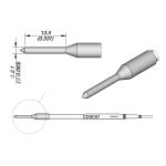 JBC C245167 Long-Life ø2.1 Thermal Hole Plastic Punch Cartridge, 13.5mm