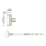 QFP Soldering Cartridge, 12.4 x 15mm