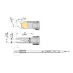 Through-Hole Drag Soldering Cartridge, 1.25mm