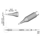 Chisel Soldering Cartridge, 0.6mm