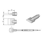 JBC C245914 Blade Soldering Cartridge, 10mm