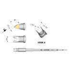 JBC C470049 Barrel Soldering Cartridge, 5.2 x 2.8 x 6.9 x 1.9mm