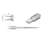 JBC C470058 Chisel Soldering Cartridge, 8.0mm