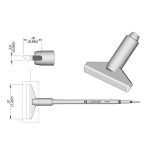 JBC C470063 Blade Soldering Cartridge, 37.0mm