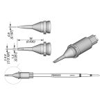 JBC R245023 Grooved 0.5mm Chisel Cartridge, 1.3 x 16mm