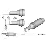 JBC R470039 ø6.0 Beveled Cartridge, 6.0 x 16.9mm