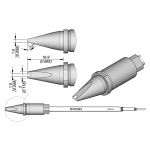 JBC R470043 Grooved 15° Chisel 1.5 x 3.0mm Cartridge, 1.5 x 16.9mm