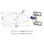 JBC W14016G 16-Gauge High-Temperature ø1.29mm Stripping Cartridges, 5.0 x 10.5mm