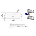 JBC W14018G 18-Gauge High-Temperature ø1.02mm Stripping Cartridges, 3.0 x 9.0mm