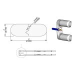 JBC W14024G 24-Gauge High-Temperature ø0.51mm Stripping Cartridges, 3.0 x 9.0mm