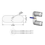 JBC W14026G 26-Gauge High-Temperature ø0.40mm Stripping Cartridges, 3.0 x 9.0mm