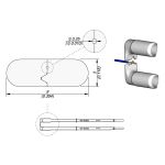 JBC W14030G 30-Gauge High-Temperature ø0.25mm Stripping Cartridges, 3.0 x 9.0mm