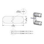 JBC W14038G 38-Gauge High-Temperature ø0.10mm Stripping Cartridges, 3.0 x 9.0mm