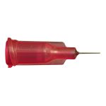 Jensen Global JG25-0.25HPX NT Series Dispensing Tips, 0.25", 25-Gauge, Red (Box of 50)