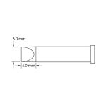 Power 60° Chisel Solder Tip, 6.0 x 10mm