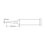 Metcal GT6-CN1502A Conical Sharp Soldering Tip, 0.2 x 15mm