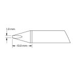 40° Chisel Solder Cartridge, 1.0 x 10mm