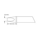 40° Chisel Solder Cartridge, 3.2 x 10mm