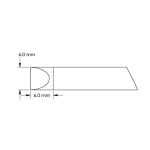 Power 60° Chisel Solder Cartridge, 6.0 x 6.0mm