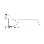 40° Chisel Solder Cartridge, 7.0 x 10mm