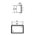 TQFP-80 Chip Quad Rework Cartridge, 13.34 x 13.34mm