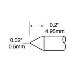 Conical Solder Cartridge, 0.5mm