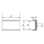 Metcal SMTC-107 SOIC-28 Tunnel Rework Cartridge, 9.53mm