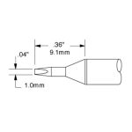 600 Series Conical Chisel Solder Cartridge, 0.8mm