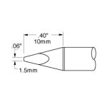 700 Series 30° Chisel Solder Cartridge, 1.5mm