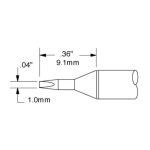 700 Series Chisel Solder Cartridge, 0.8mm