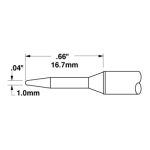 500 Series Conical Solder Cartridge, 1.0 x 16.7mm