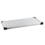 Metro 1424LG Louvered/Embossed Galvanized Super Erecta Solid Shelf, 14"x24"