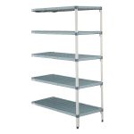 Metro 5AQ427G3 MetroMax Q 5-Shelf Add-On Unit, 21" x 30" x 74"