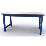 Production Basics 2405 Easy-Lift Four Leg Standard Laminate Hand-Crank Lift Workstation, 30" x 60"