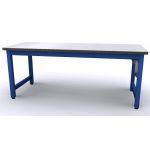 Production Basics 2410 Easy-Lift Four Leg Standard Laminate Hand-Crank Lift Workstation, 30" x 72"