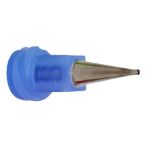 Techcon MT21-PBN MT Series Precision Metal Dispensing Tips, 21 Gauge, Blue