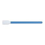 Teknipure TKS527F TekniSwab Polyurethane Foam Cleanroom Swabs with Rectangular Head & Blue Polypropylene Handle, 5" OAL (Case of 1,000)